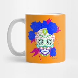 the white catrina in mexican calavera ecopop Mug